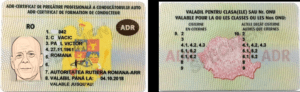 Certificat de pregatire profesionala ADR